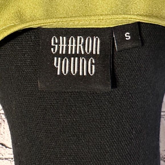 Sharon Young Sheer Sequined Tunic Size S - Picture 3 of 4